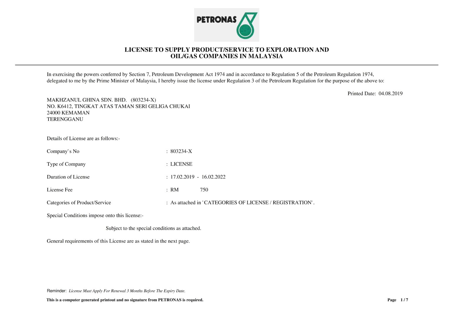License Petronas_001